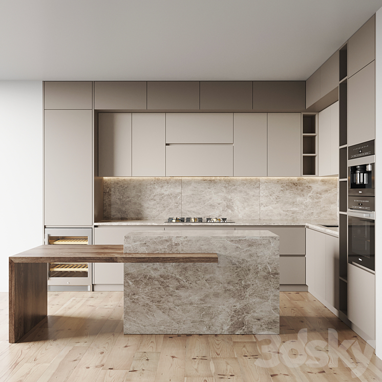 kitchen 0144 3DS Max Model - thumbnail 1