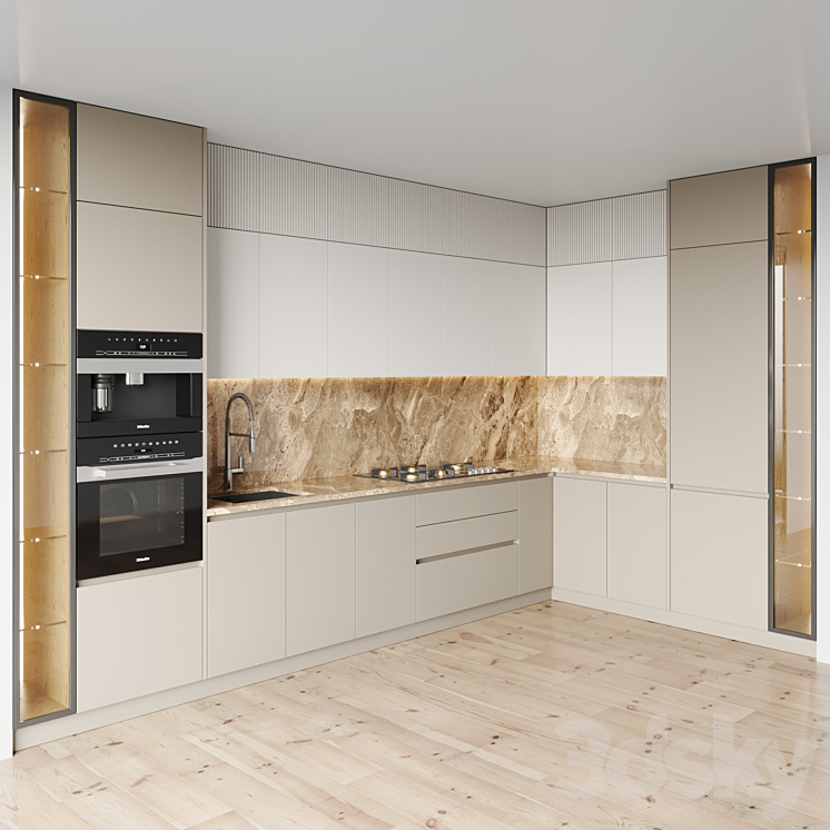 kitchen 0148 3DS Max Model - thumbnail 2