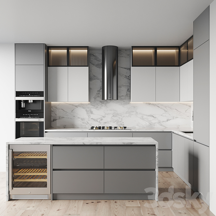 kitchen 0154 3DS Max Model - thumbnail 1