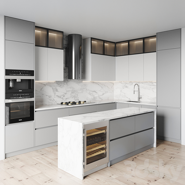 kitchen 0154 3DS Max Model - thumbnail 2