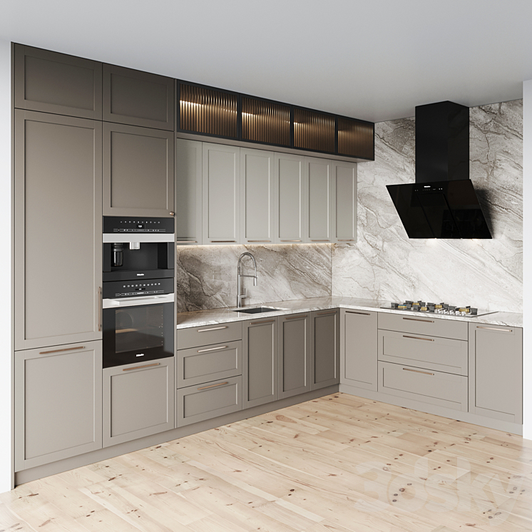 kitchen 0164 3DS Max Model - thumbnail 1