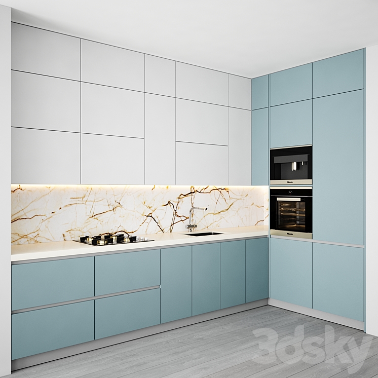 kitchen 018 3DS Max - thumbnail 1