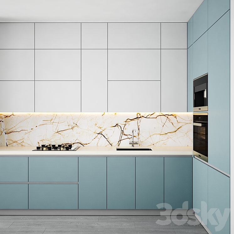 kitchen 018 3DS Max - thumbnail 2