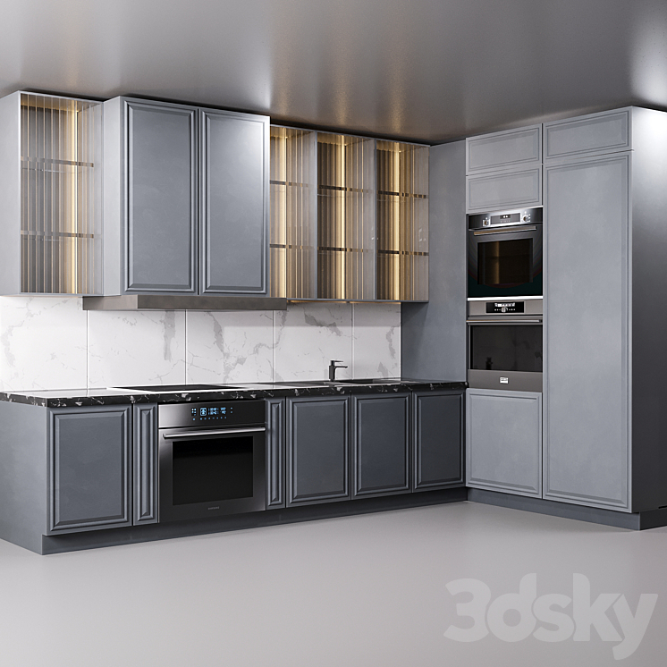 Kitchen 02 3DS Max - thumbnail 1