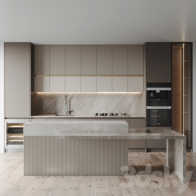 kitchen 0209 3ds Max - thumbnail 1