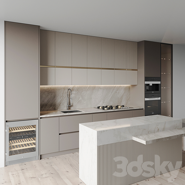 kitchen 0209 3ds Max - thumbnail 2