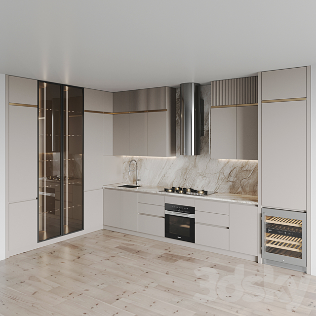 kitchen 0216 3ds Max - thumbnail 2