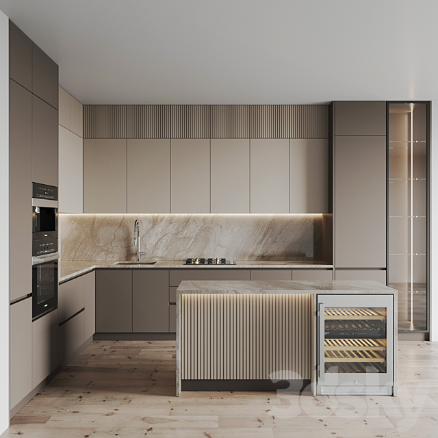 kitchen 0233 3ds Max - thumbnail 1