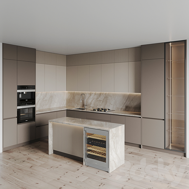 kitchen 0233 3ds Max - thumbnail 2