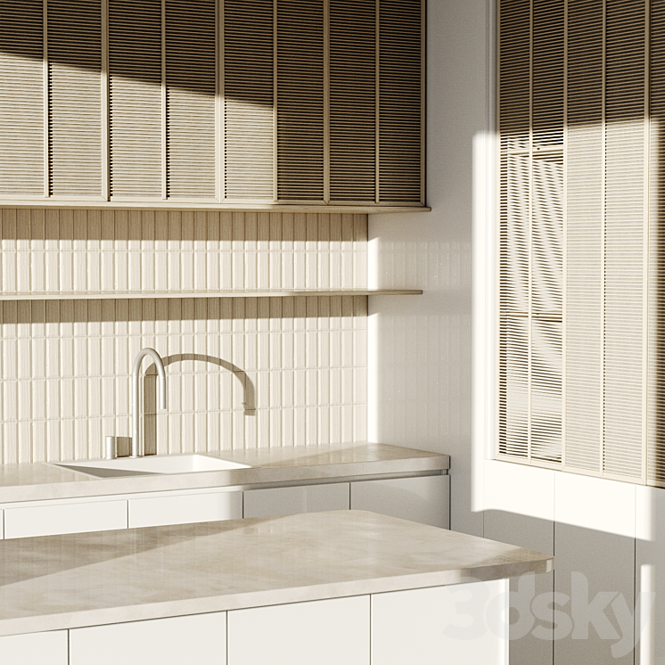 Kitchen 03 3DS Max Model - thumbnail 2