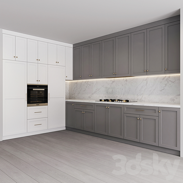 kitchen 036 3DS Max Model - thumbnail 2