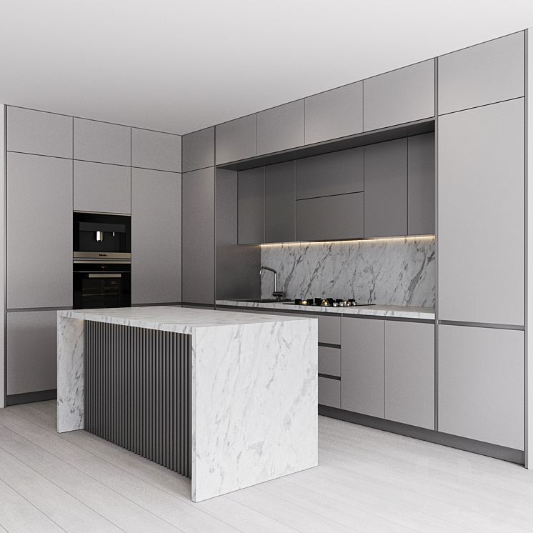 kitchen 039 3DS Max - thumbnail 1