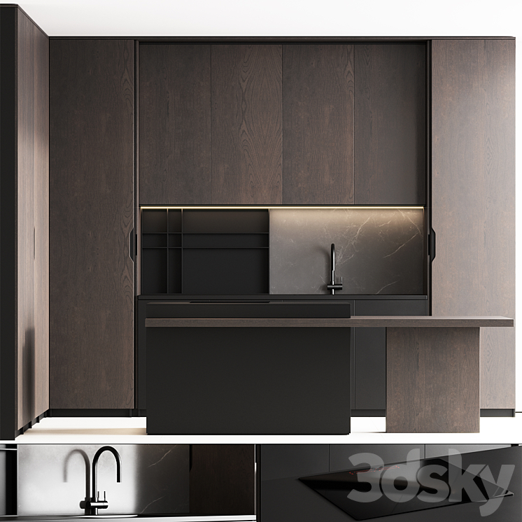 Kitchen 04 3DS Max Model - thumbnail 1