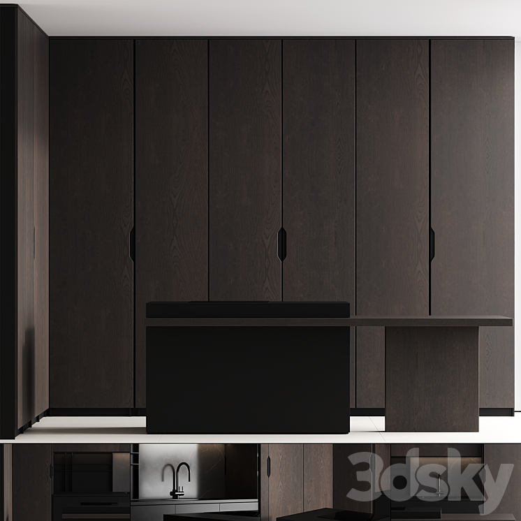 Kitchen 04 3DS Max Model - thumbnail 2