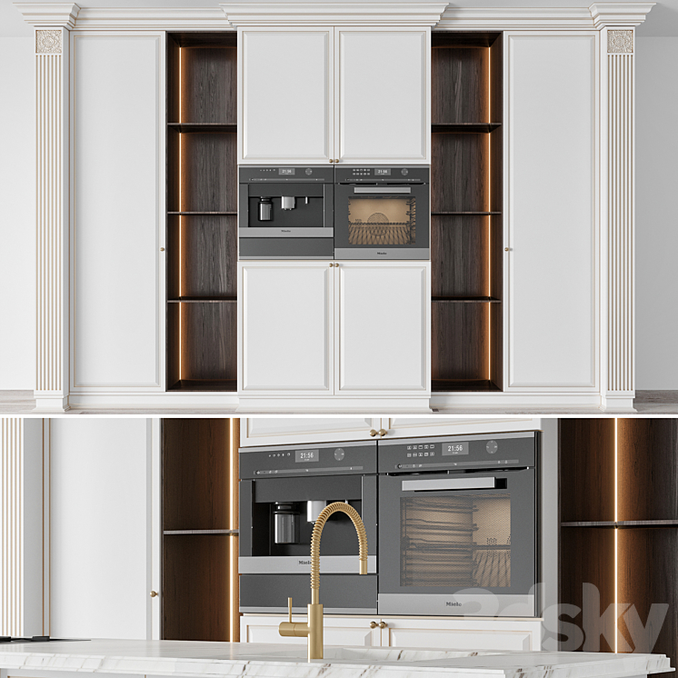 Kitchen 04 3DS Max - thumbnail 2