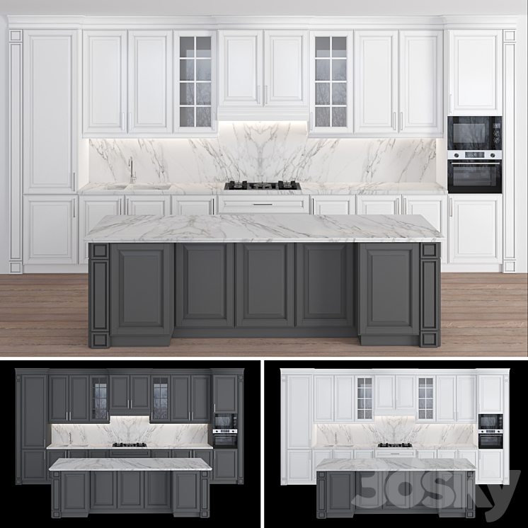 Kitchen 041 3DS Max - thumbnail 1