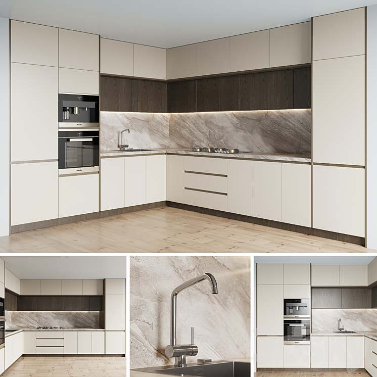 kitchen 042 3DS Max - thumbnail 1