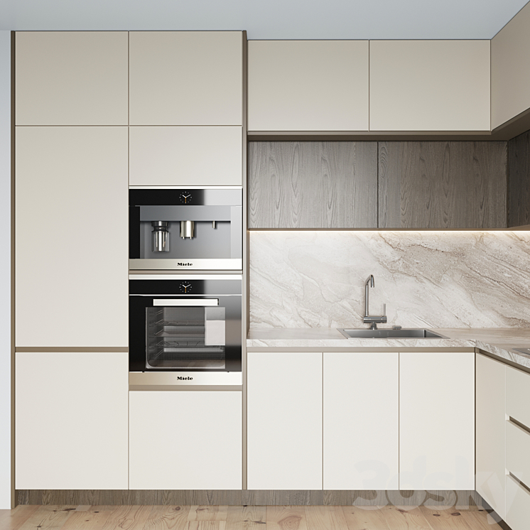 kitchen 042 3DS Max - thumbnail 2