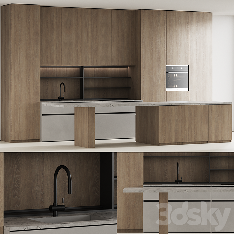 Kitchen 05 3DS Max Model - thumbnail 1