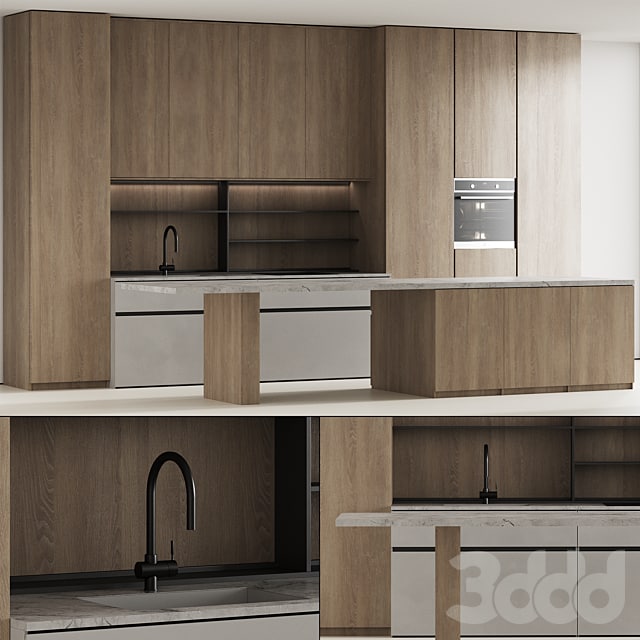 Kitchen 05 3DS Max - thumbnail 3