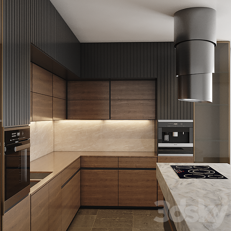 kitchen 05 3DS Max - thumbnail 2