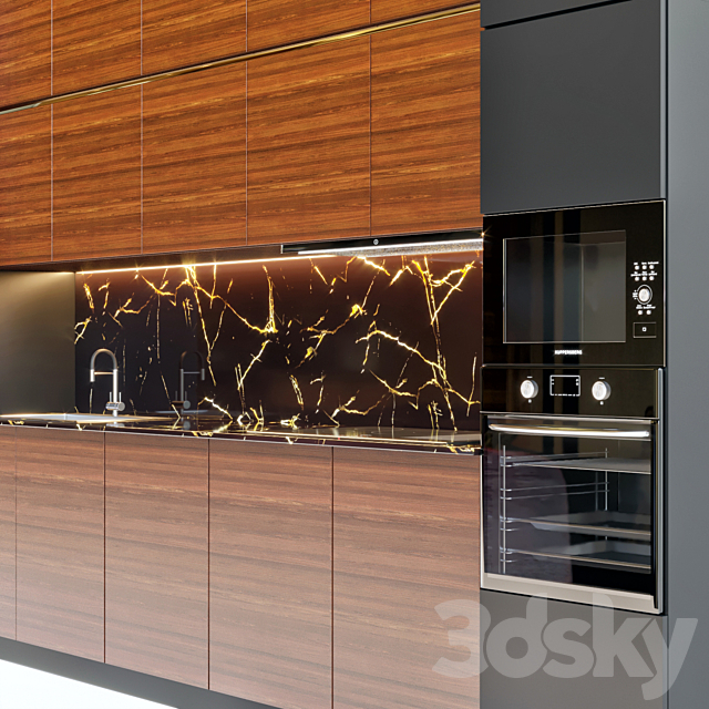 kitchen 05 3DS Max Model - thumbnail 2