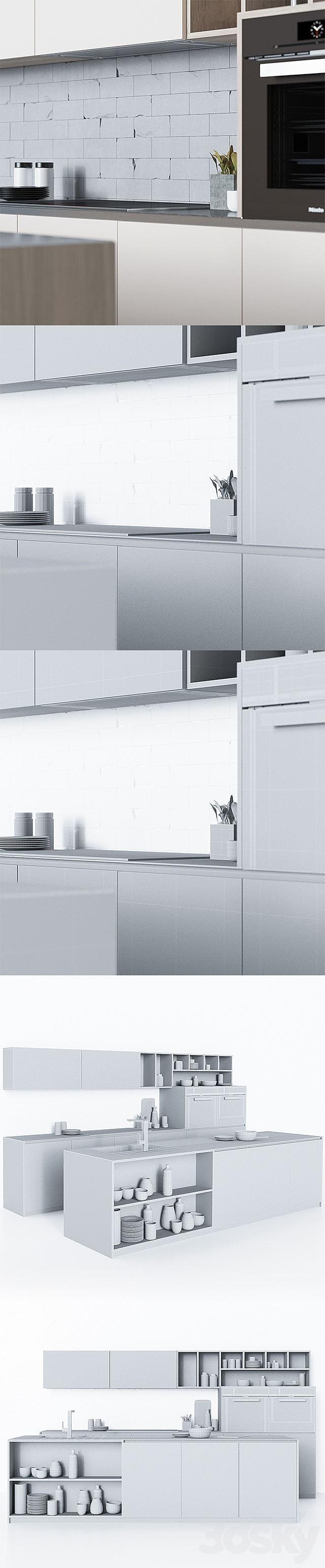 KITCHEN 05 3DSMax File - thumbnail 3