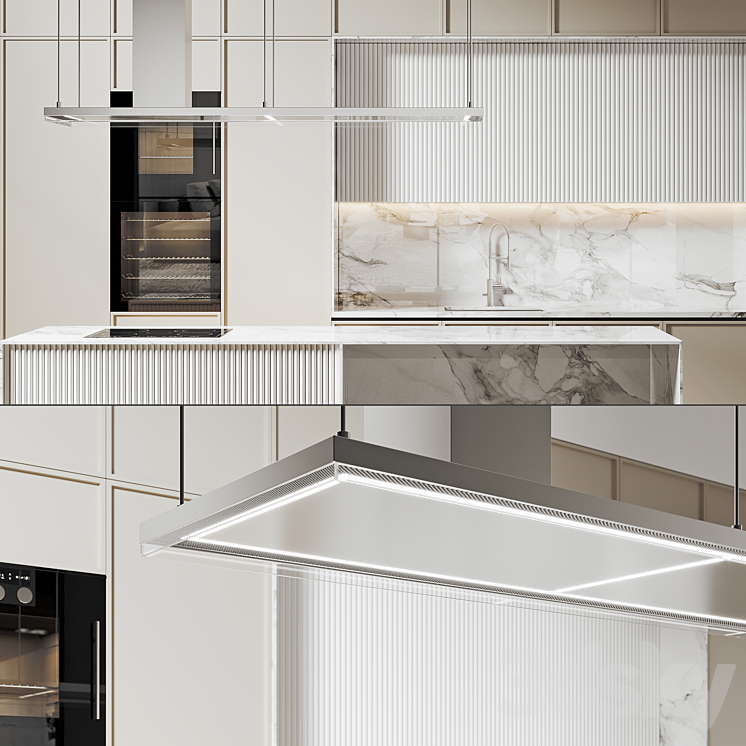 Kitchen 058 480x290H 3DS Max - thumbnail 2