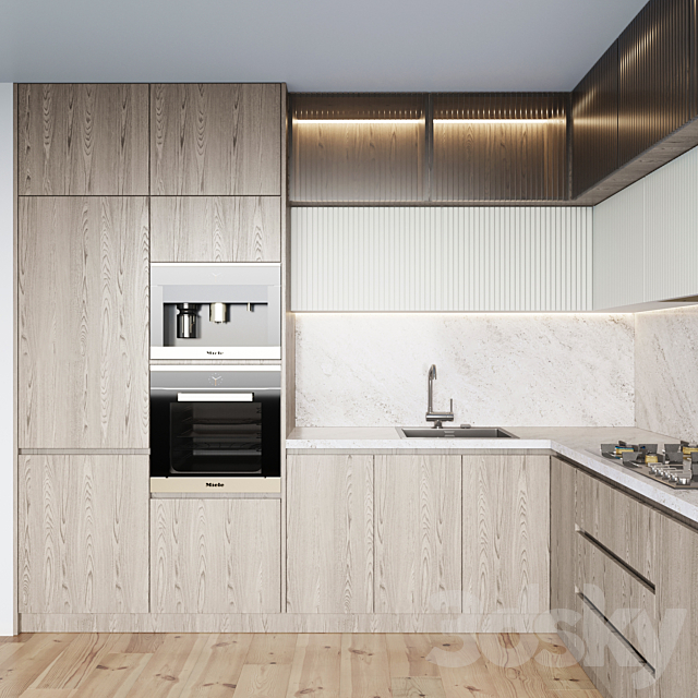 kitchen 062 3DS Max Model - thumbnail 4