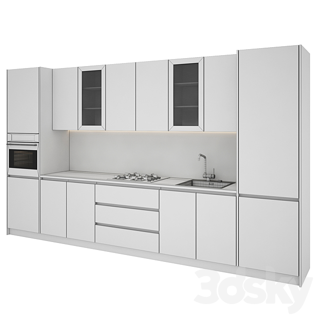 kitchen 064 3DS Max Model - thumbnail 5