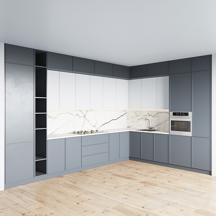 kitchen 065 3DS Max - thumbnail 1