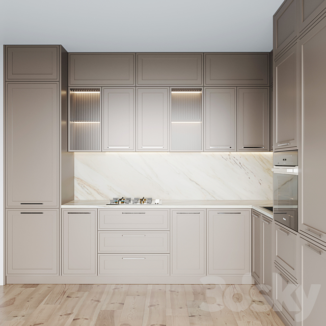 kitchen 066 3DS Max Model - thumbnail 2