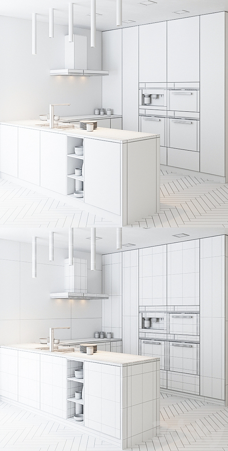 KITCHEN 07 3DS Max - thumbnail 2