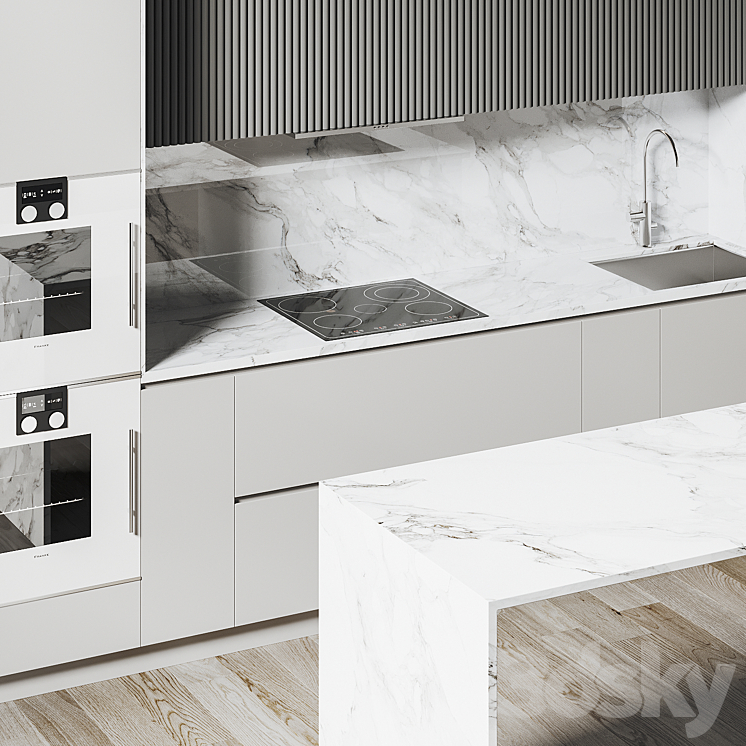 Kitchen 070 420x290H 3DS Max - thumbnail 2