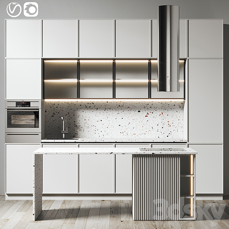 Kitchen 072 360x270H 3DS Max - thumbnail 1