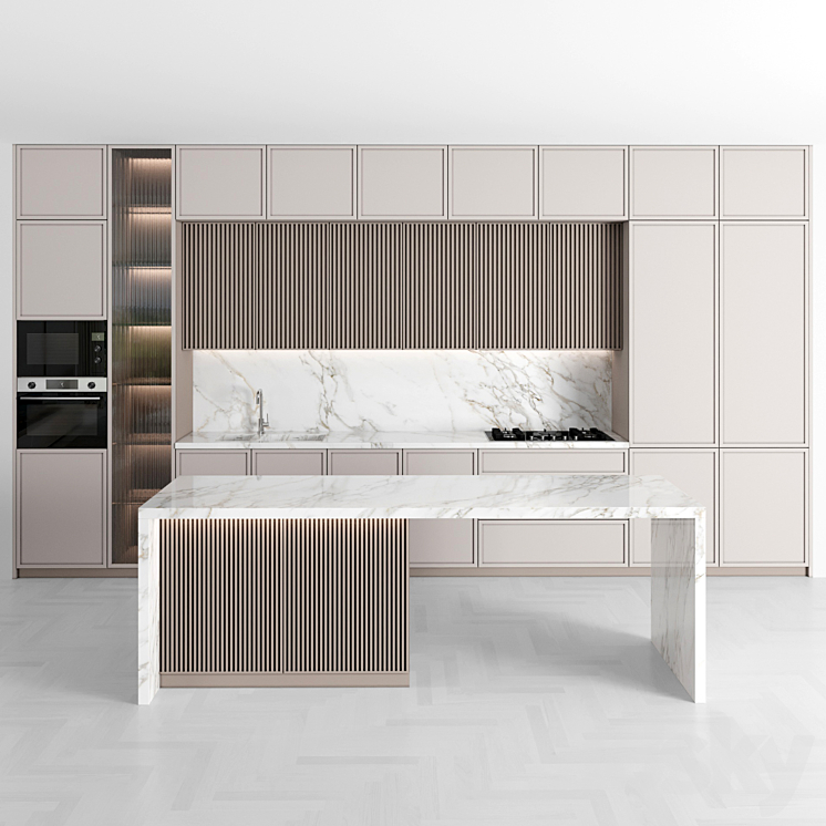 Kitchen 072 3DS Max Model - thumbnail 1