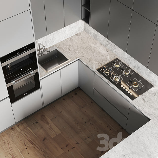 kitchen 079 3DSMax File - thumbnail 3