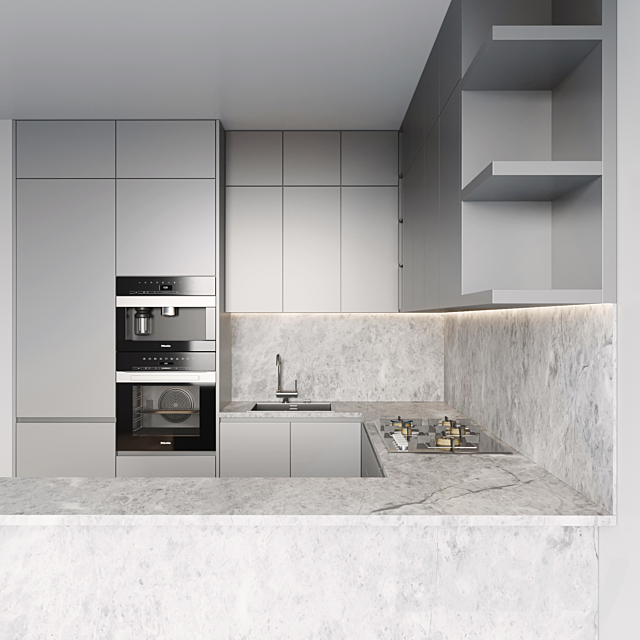 kitchen 079 3DSMax File - thumbnail 4