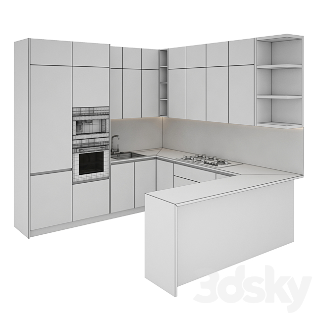 kitchen 079 3DSMax File - thumbnail 5