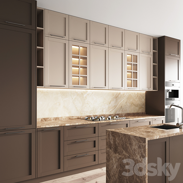 kitchen 080 3DS Max - thumbnail 2