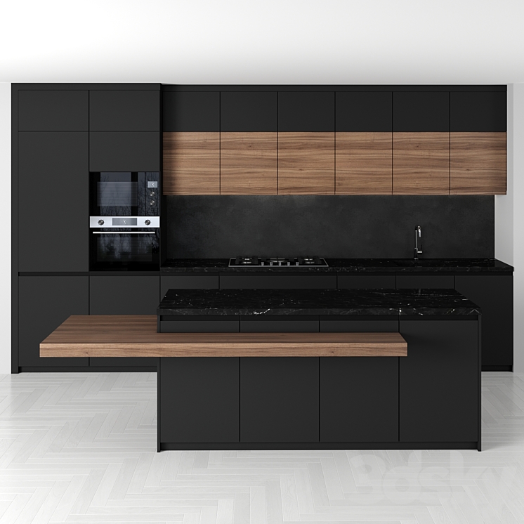 Kitchen 087 3DS Max - thumbnail 1