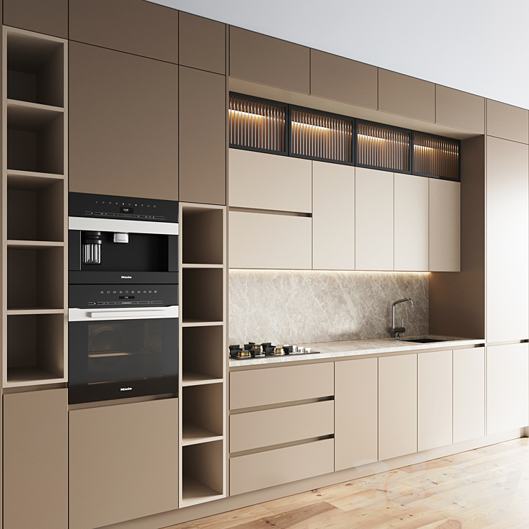 kitchen 087 3DS Max - thumbnail 2