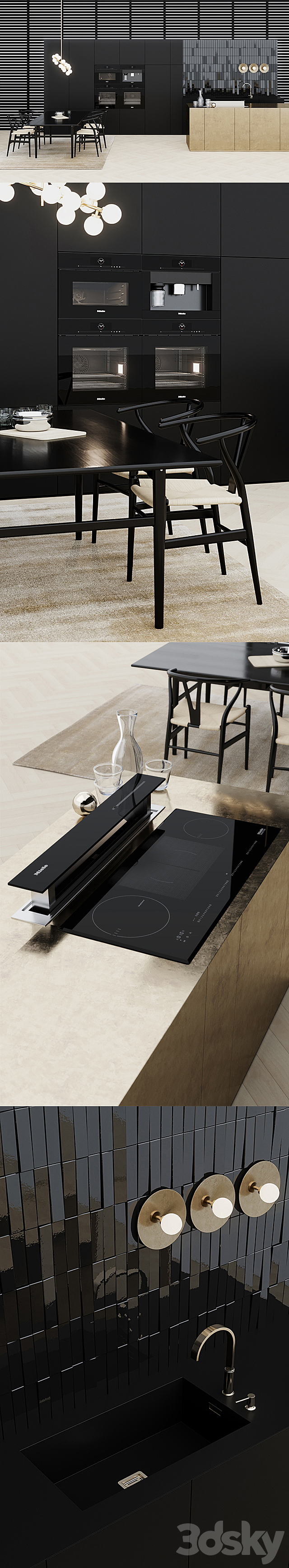 KITCHEN 09 3DS Max Model - thumbnail 2