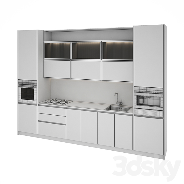 kitchen 093 3DS Max Model - thumbnail 5