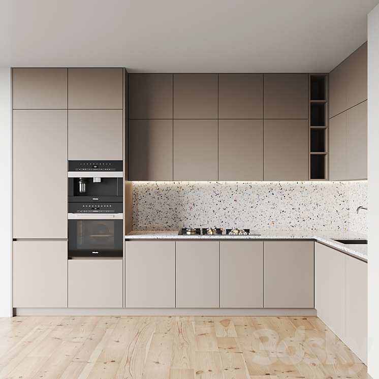 kitchen 097 3DS Max Model - thumbnail 1