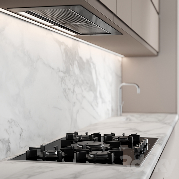 Kitchen 106 3DS Max Model - thumbnail 2