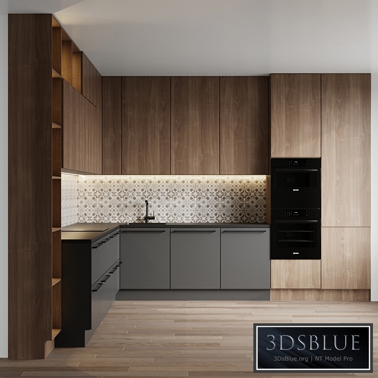 Kitchen 11 3DS Max - thumbnail 3