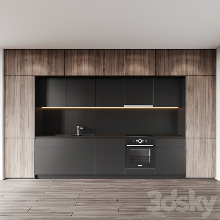 Kitchen 11 3DS Max - thumbnail 1