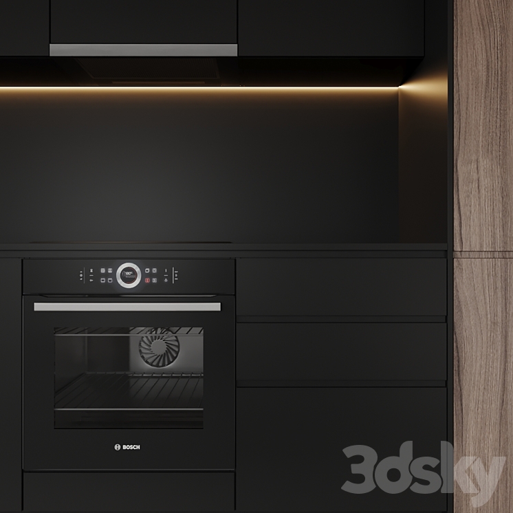 Kitchen 11 3DS Max - thumbnail 2