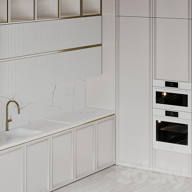 kitchen 111 3ds Max - thumbnail 3